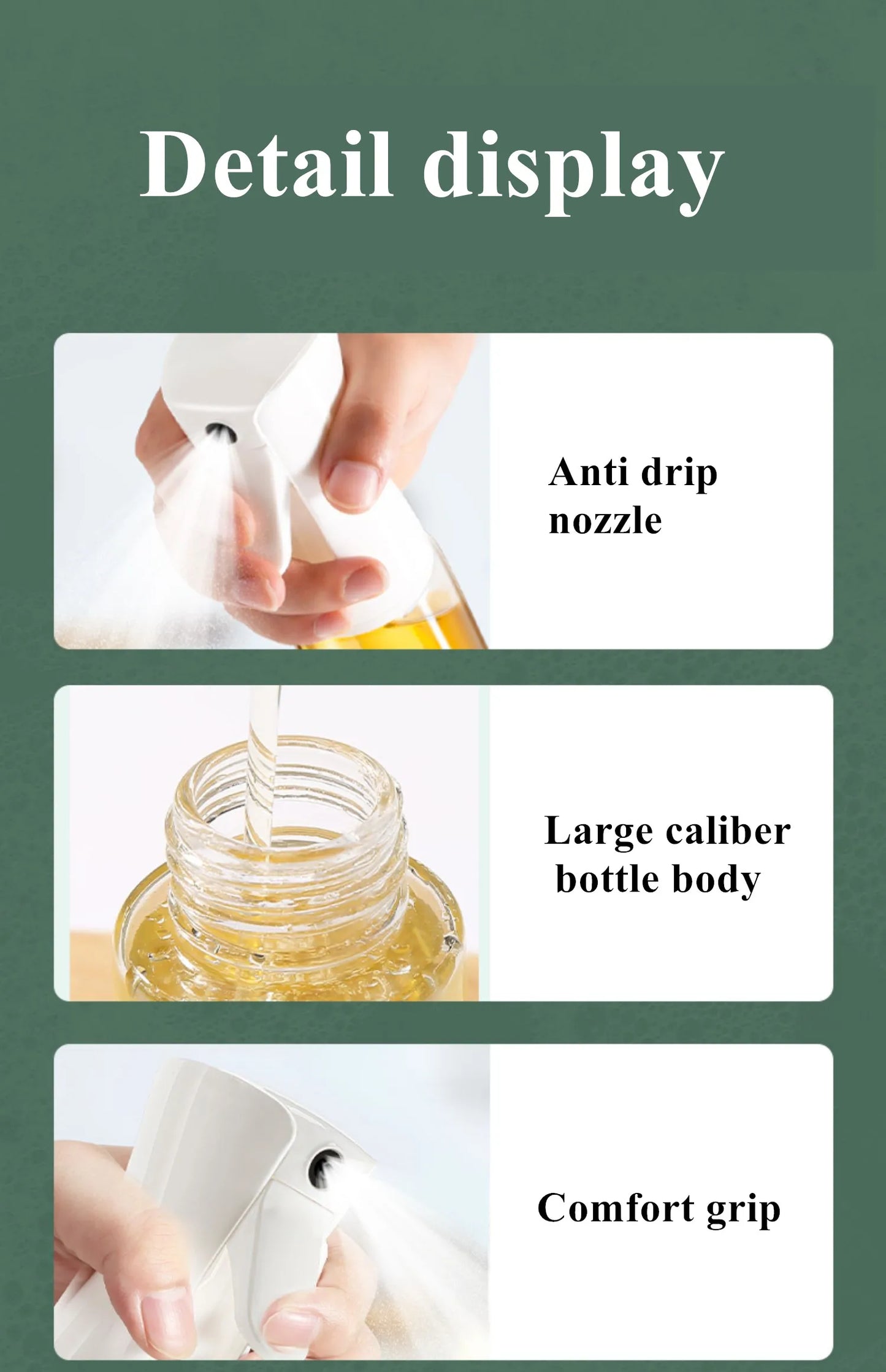 Rociador de aceite de cocina